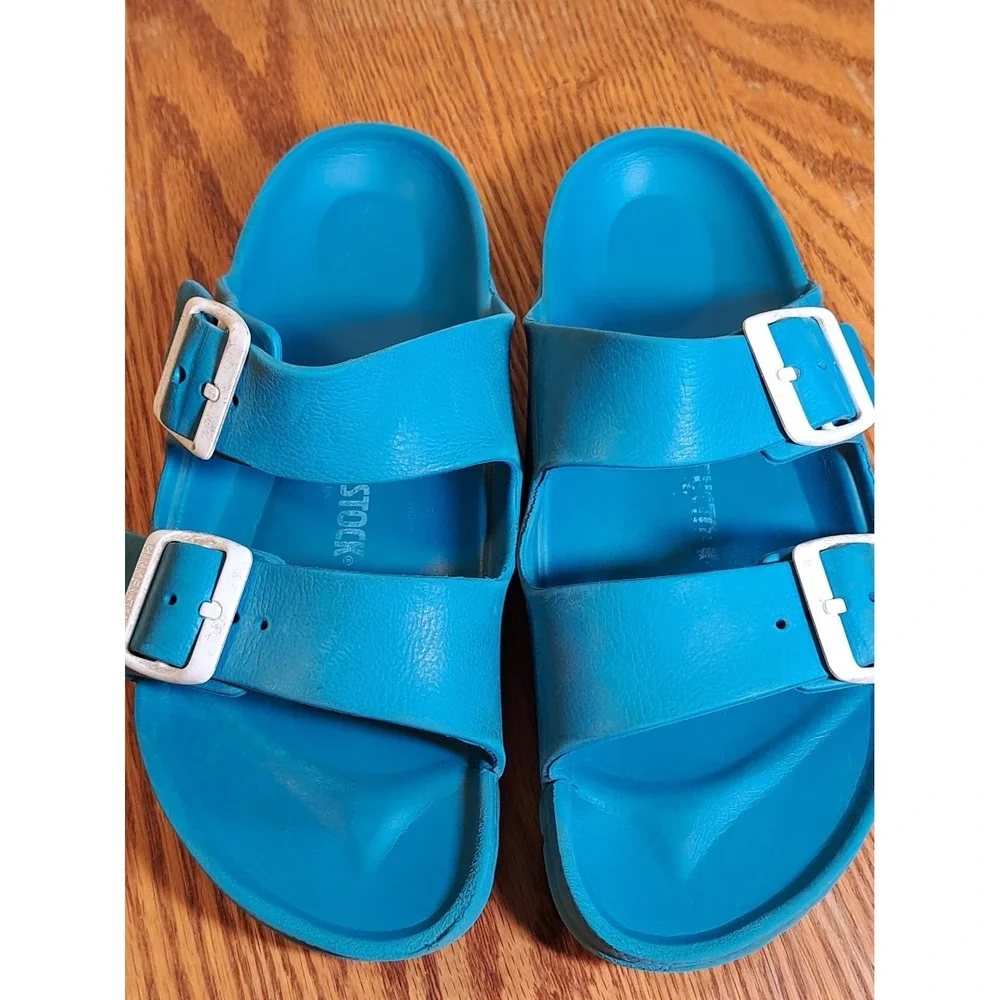 Birkenstock Arizona EVA Blue Sandals Women's Size 6 US 37 EU Waterproof